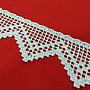Čipka 5432/0010 5,3 cm biela matná