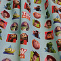 Bavlnená látka TOY STORY PATCH