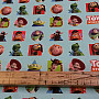 Bavlnená látka TOY STORY PATCH