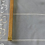 Záclona na vitrážku vyšívaná V2914 biela