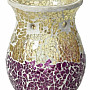 YANKEE CANDLE - PURPLE and GOLD CRACKLE