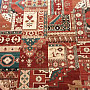 Luxusné vlnené koberce ROYAL PATCHWORK multi red