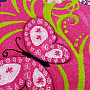 Detský kusový koberec Motýle růžoví