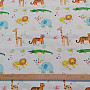 Bavlnená látka JUNGLE DOODLE