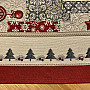 Gobelínový obrus, šál MERRY CHRISTMAS