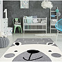 Detský kusový koberec AMIGO 323 Medveď šedý