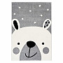 Detský kusový koberec AMIGO 323 Medveď šedý