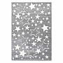 Detský kusový koberec AMIGO 329 Hviezdy-šedý