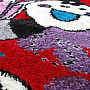 Detský koberec BELLA Motýlci červený