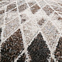 Kusový koberec PANAMERO 10 trojuholníky hnedá