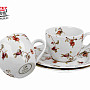 Porcelánové hrnčeky na espresso set 2 ks