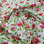 dekoračná látka LAURA - kvety malé růžové
