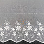 Luxusné vyšívaná záclona H1 / 2913/175/01 biela