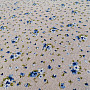 dekoračná látka ELENA malé fialky modré
