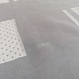 Voálová záclona kocky béžovo-sivé 180