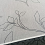 Luxusná záclona Abbony 90 biela ss kvetmi