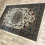 Luxusné akrylový koberec razia 5503 hnedo / biela