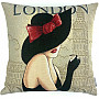Gobelínový obliečka na vankúš LADY LONDON