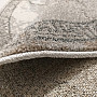 Moderný koberec ovál VISTA BIELOŠEDÁ