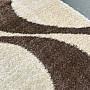 Kusový koberec SHAGGY PLEASURE Ellipse hnedý