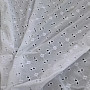 Všívaná záclona Madeira  665 bílá