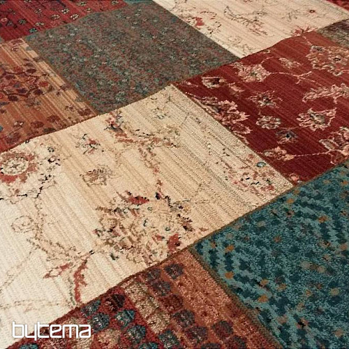 Luxusné vlnené koberce ROYAL PATCHWORK novinka 402