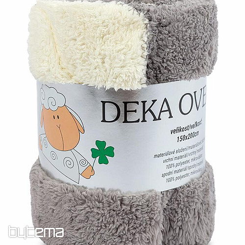 Deka Ovečka-ovečka sv.sivá/krémová