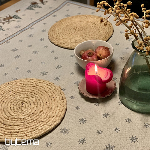 Gobelínový obrus a šál JELENÍ ROMANCE