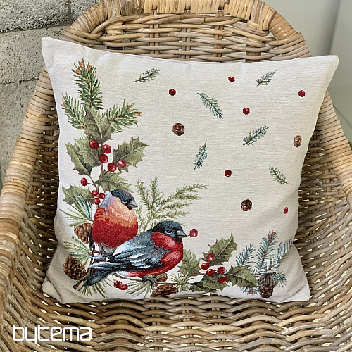 Vianočný gobelínový povlak VTÁČIK HÝL