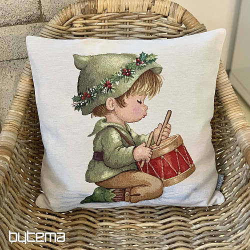 Vianočný gobelínový povlak CHLAPČEK S BUBÍNKOM