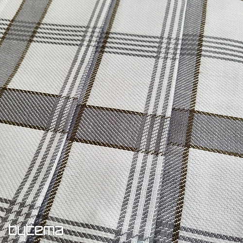 Utierky Egypt. bavlna moderná káro SIVÉ