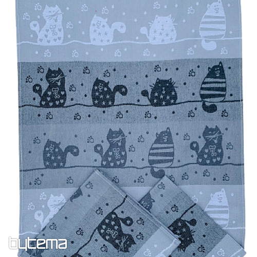 Utierky MAČKY NA STREŠE sivé