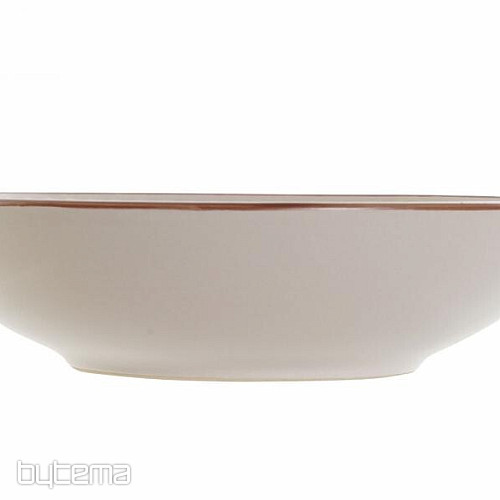 Tanier hlboký BEIGE RELIEF 20.5x5cm béžový