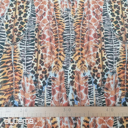 Dekoračná látka Perie gepard
