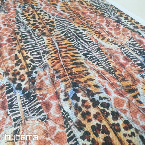 Dekoračná látka Perie gepard