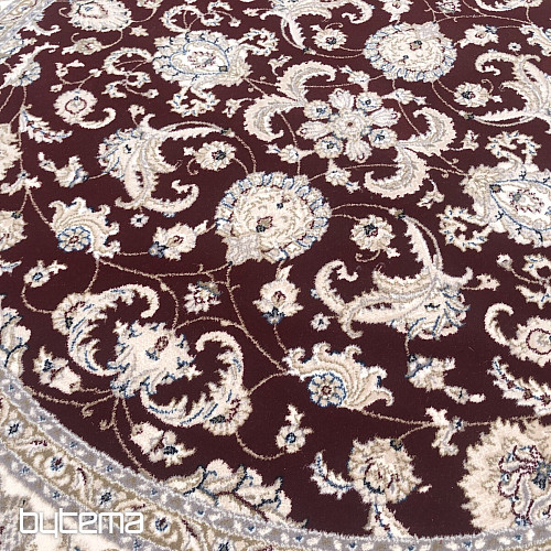 Vlnený okrúhly klasický koberec ORIENT DIAMOND 7253/104