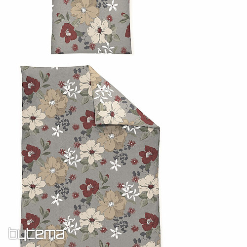 Luxusné flanelové obliečky IRISETTE 8408-60 Maren červené