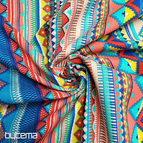 Bavlnená látka MEXICO 3