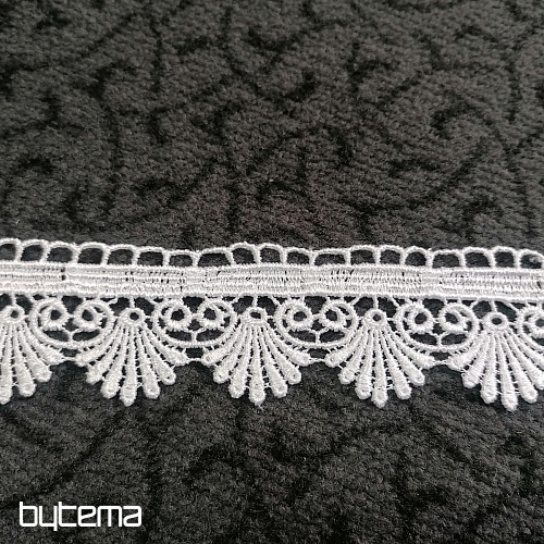 Čipka 5541/01- 4 cm biela
