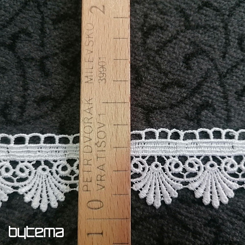 Čipka 5541/01- 4 cm biela