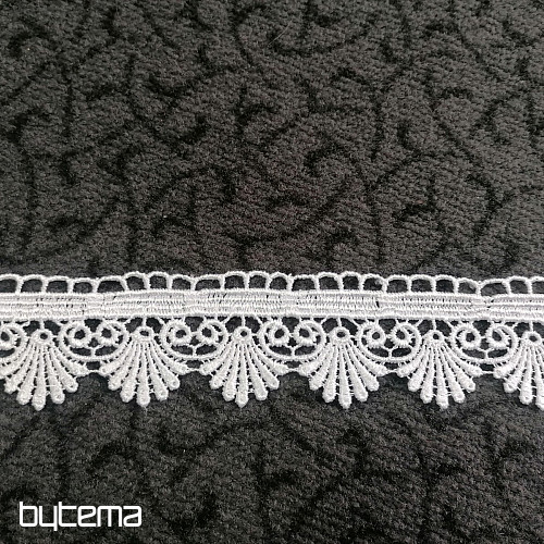 Čipka 5541/01- 4 cm biela