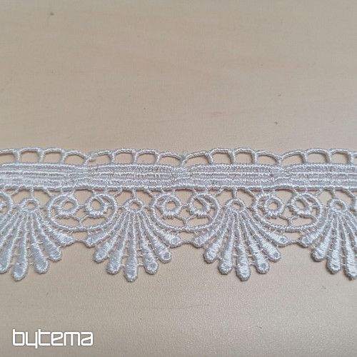 Čipka 5541/01- 4 cm biela