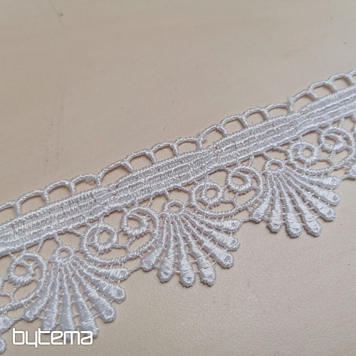 Čipka 5541/01- 4 cm biela
