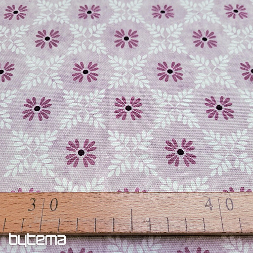 Dekoračná látka MAUVE FIALOVÁ
