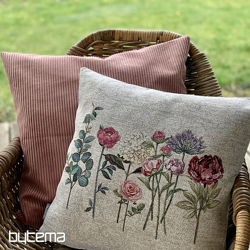 Gobelínový obliečka na vankúš FLORES TIME