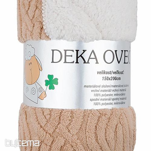 deka Ovečka COPY ČOKOLÁDOVÁ 150 x 200