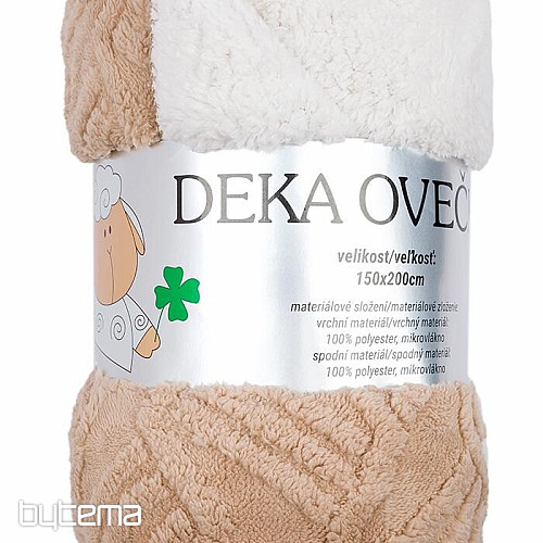 deka Ovečka LINKY ČOKOLÁDOVÁ 150 x 200