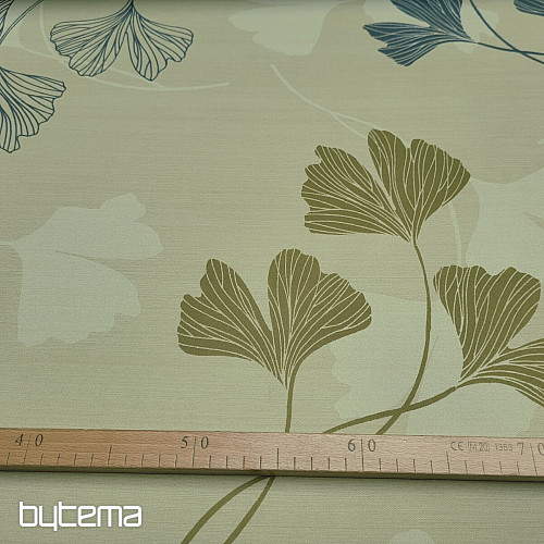 Dekoračná látka BLACKOUT 25 GINKO ZELENÁ