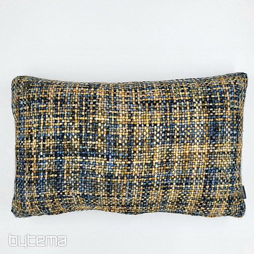 Luxusný dekoračný vankúš YARA MODRÝ