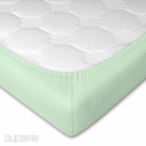 Jersey prestieradlo farba MENTOL